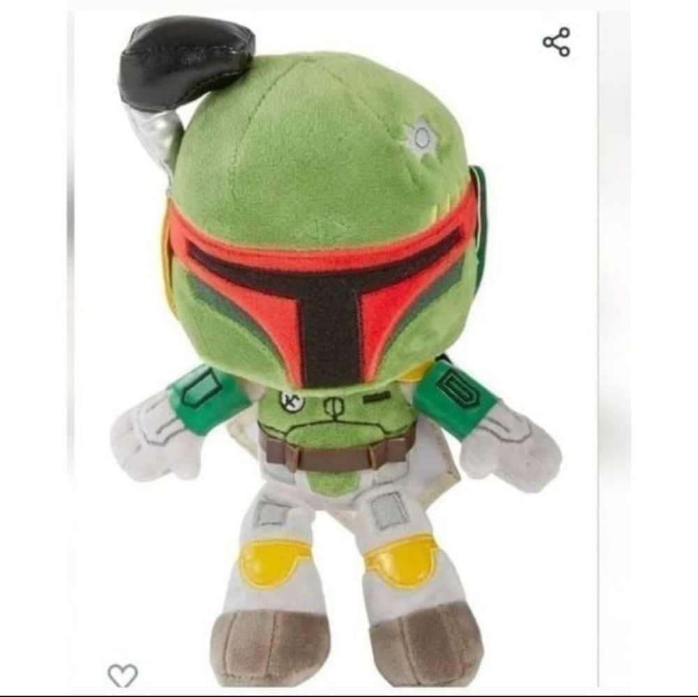 NWT STAR WARS BOBA FETT PLUSH DOLL